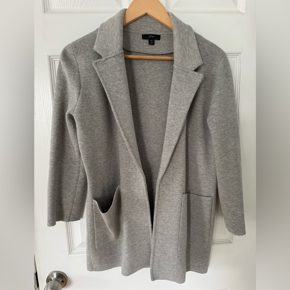 J. Crew sweater blazer